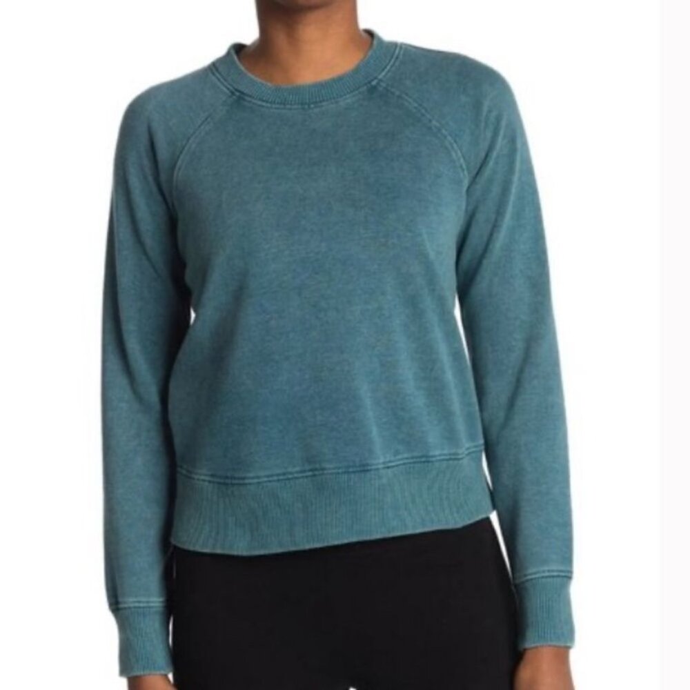90 DEGREE BY REFLEX Pullover Sweater in Ocean Silk